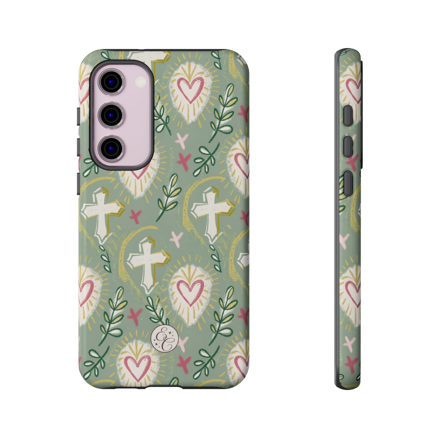 Christian Cross Boho Pattern Tough Phone Case