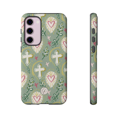 Christian Cross Boho Pattern Tough Phone Case