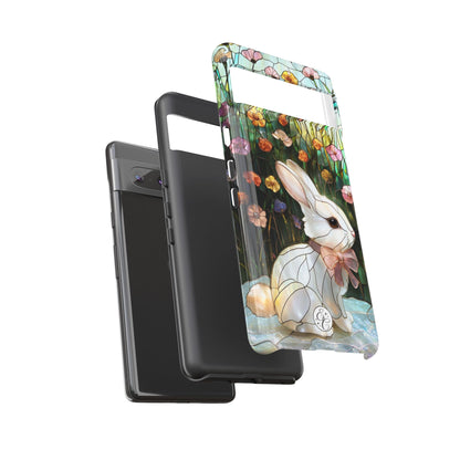 Easter Rabbit Stained Glass Tough Phone Case