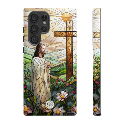Jesus Stained Glass Tough Phone Case