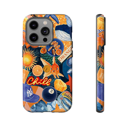 Nautical and Citrus Tough Phone Case