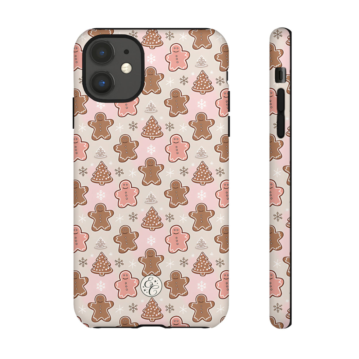 Gingerbread Men & Xmas Tree Pattern Phone Case
