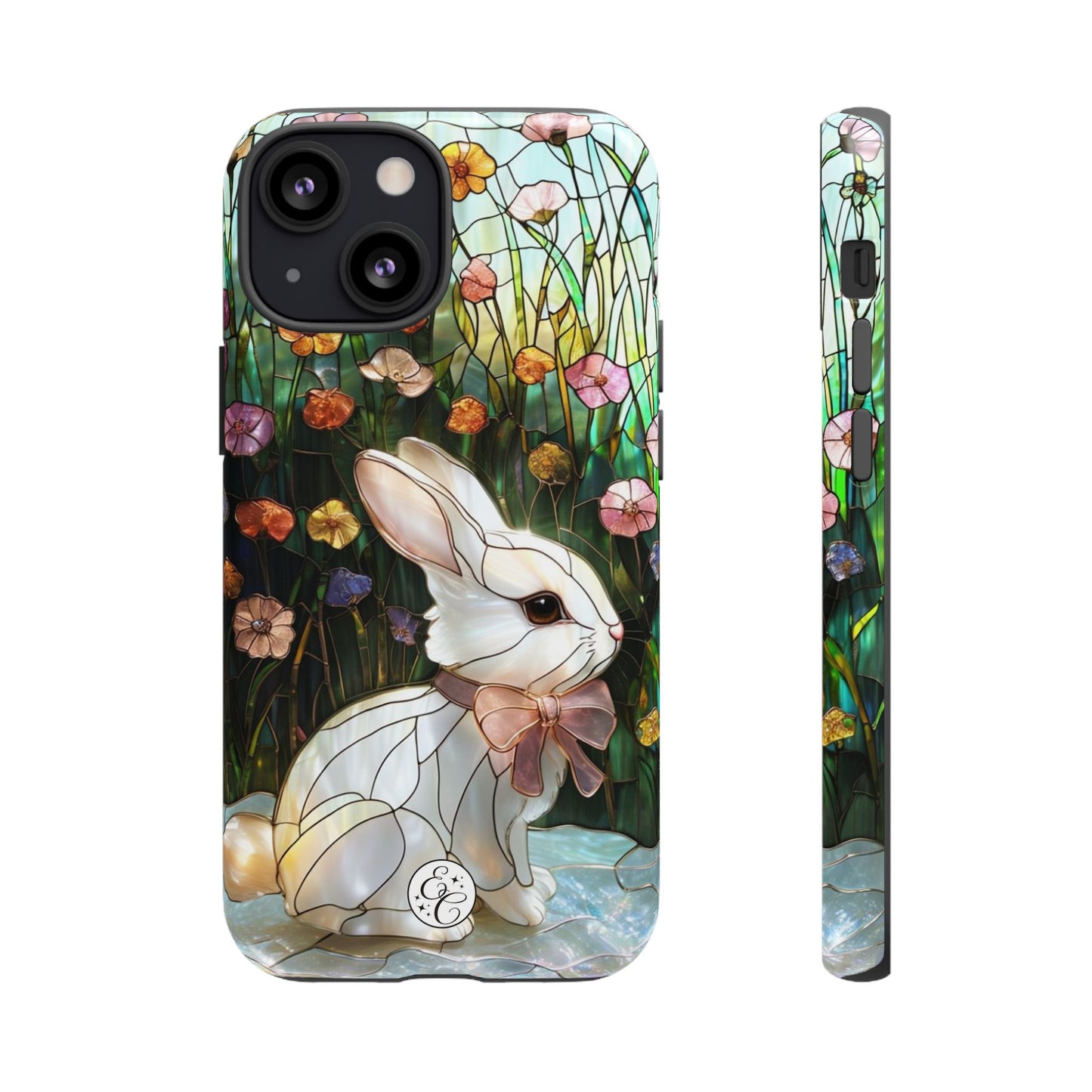 Easter Rabbit Stained Glass Tough Phone Case