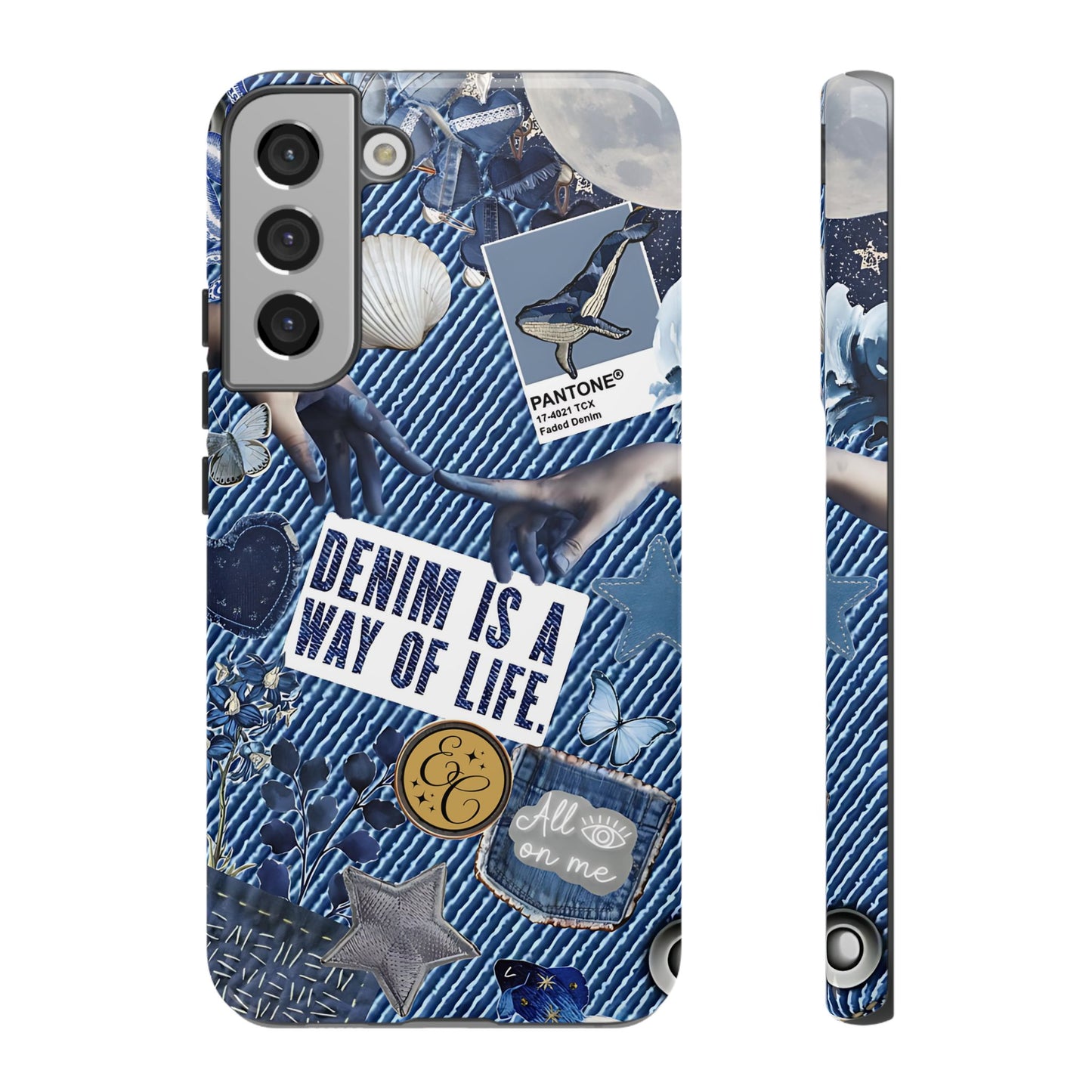 Denim Texture Tough Phone Case