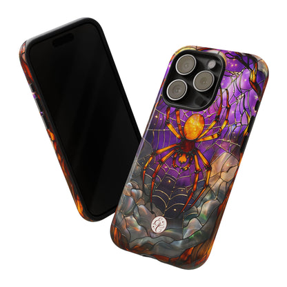 Stained Glass Spider Tough Phone Case