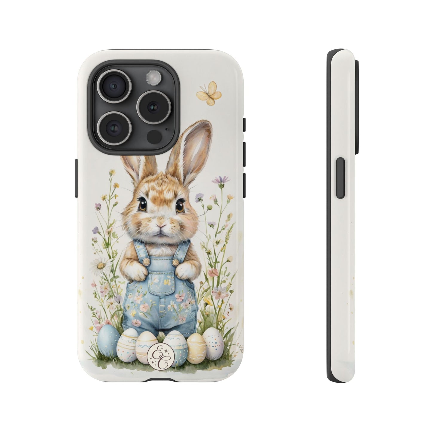 Bunny with Easter Eggs Tough Phone Case