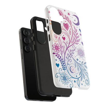 Subtel Bisexual Boho Doodle Tough Phone Case