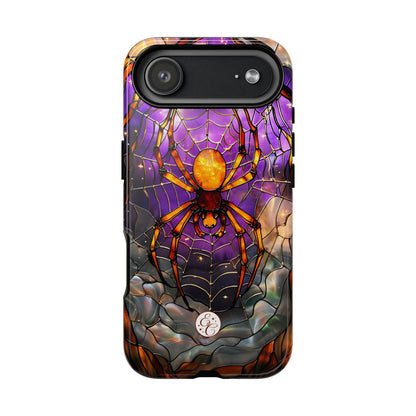 Stained Glass Spider Tough Phone Case