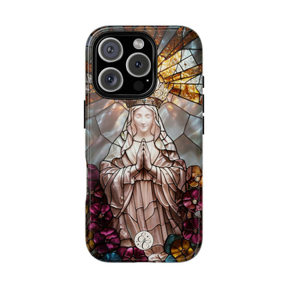 Virgin Mary Stained Glass Tough Phone Case