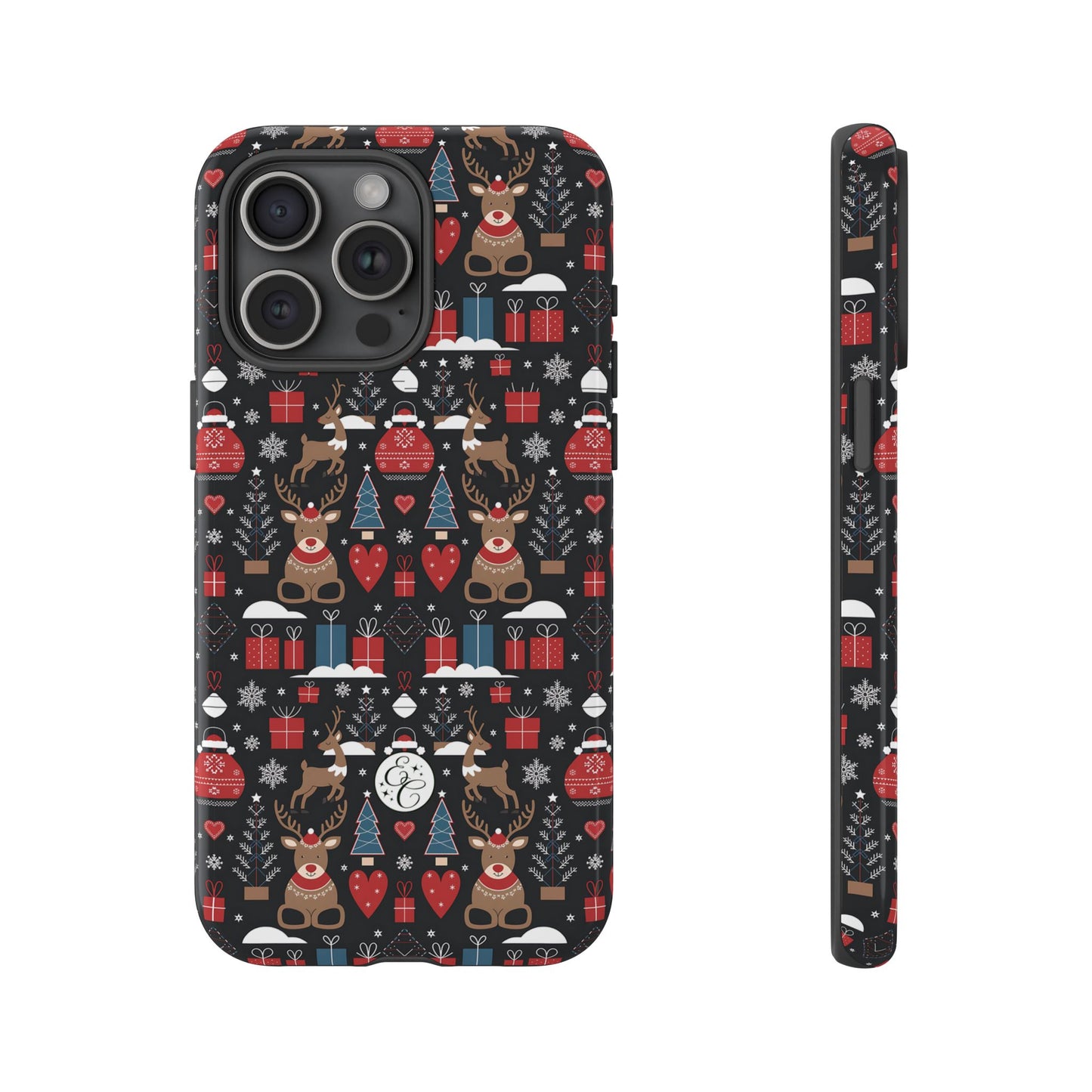 Christmas Holiday Pattern Tough Phone Case