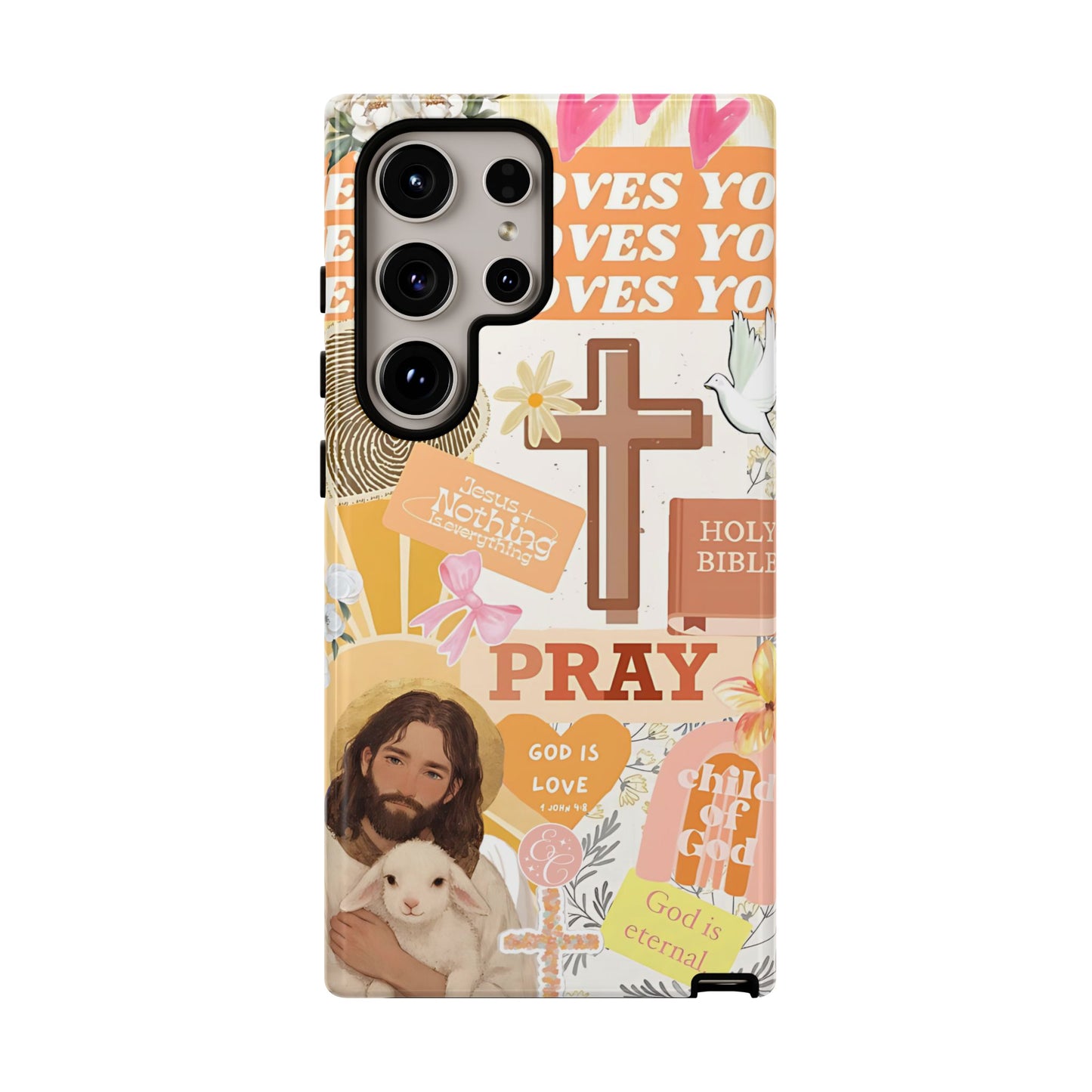Christian Collage Tough Phone Case