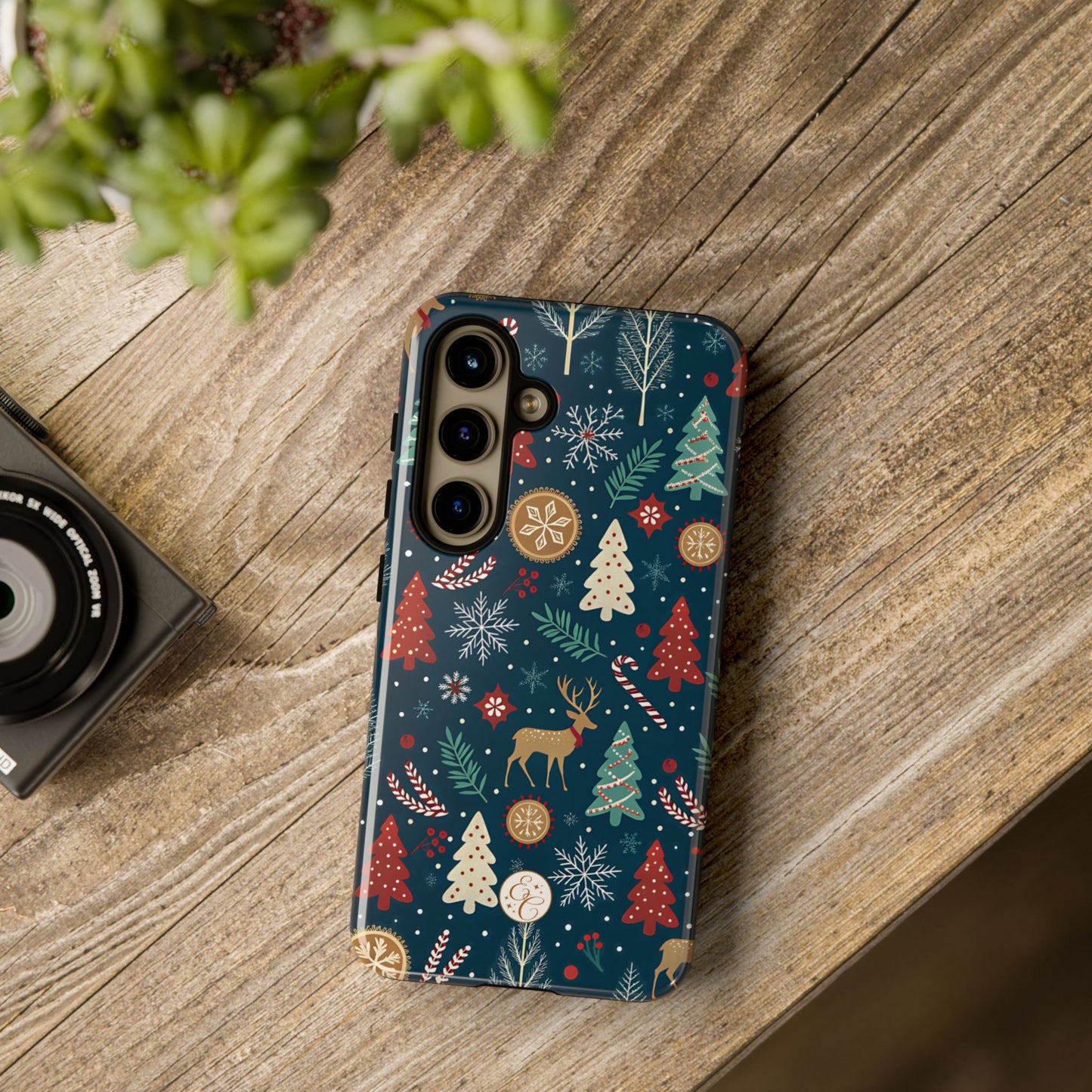 Christmas Holiday Pattern Tough Phone Case