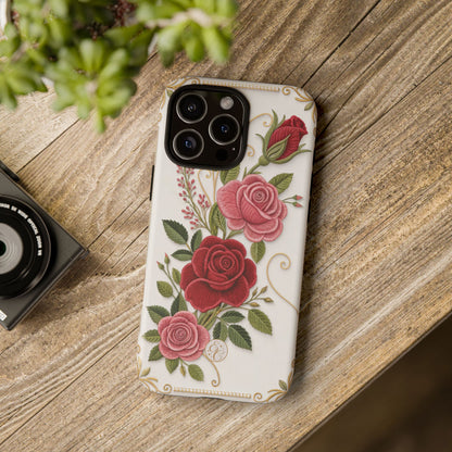 Elegant Rose Garden Tough Phone Case