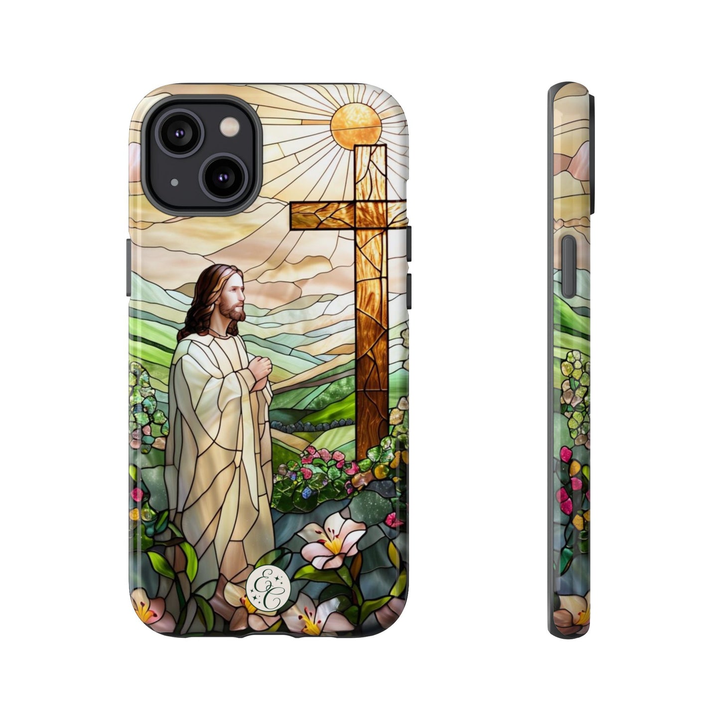 Jesus Stained Glass Tough Phone Case