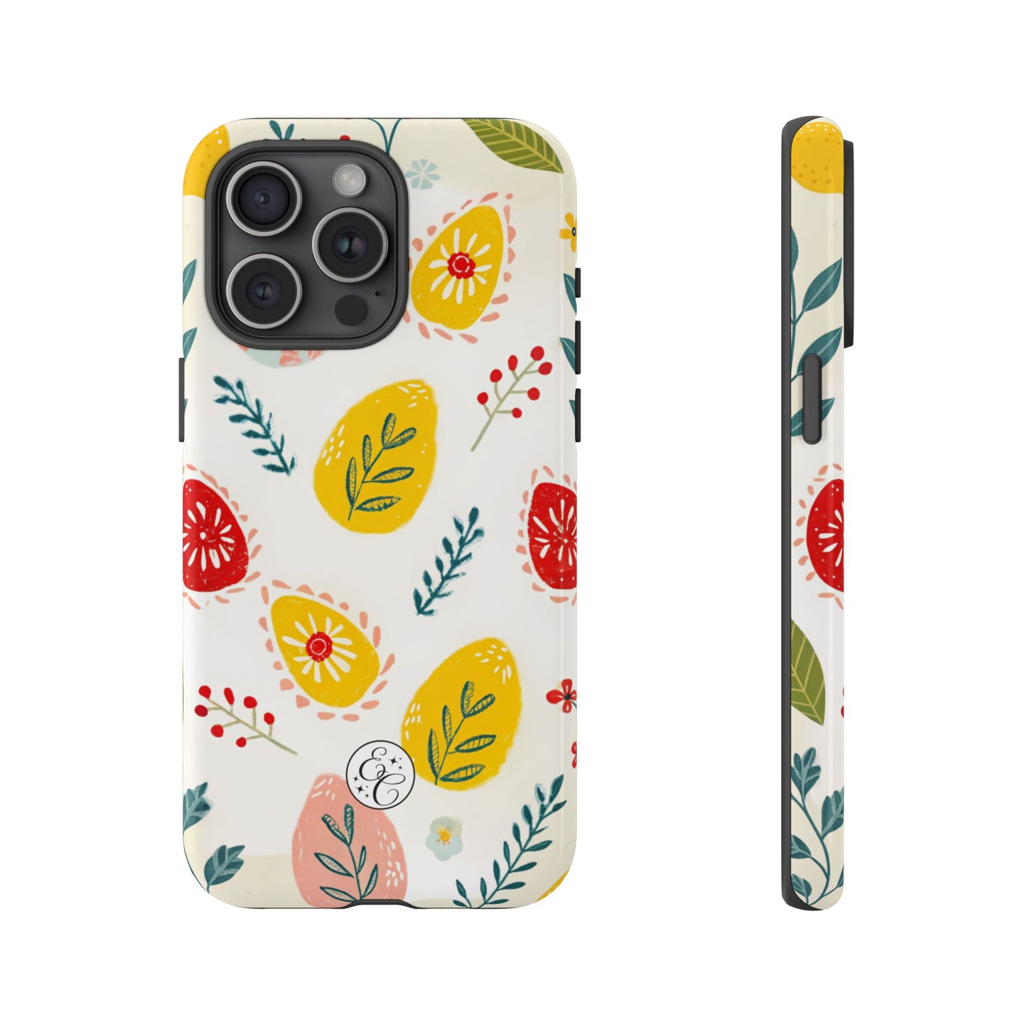 Colorful Easter Egg Pattern Tough Phone Case
