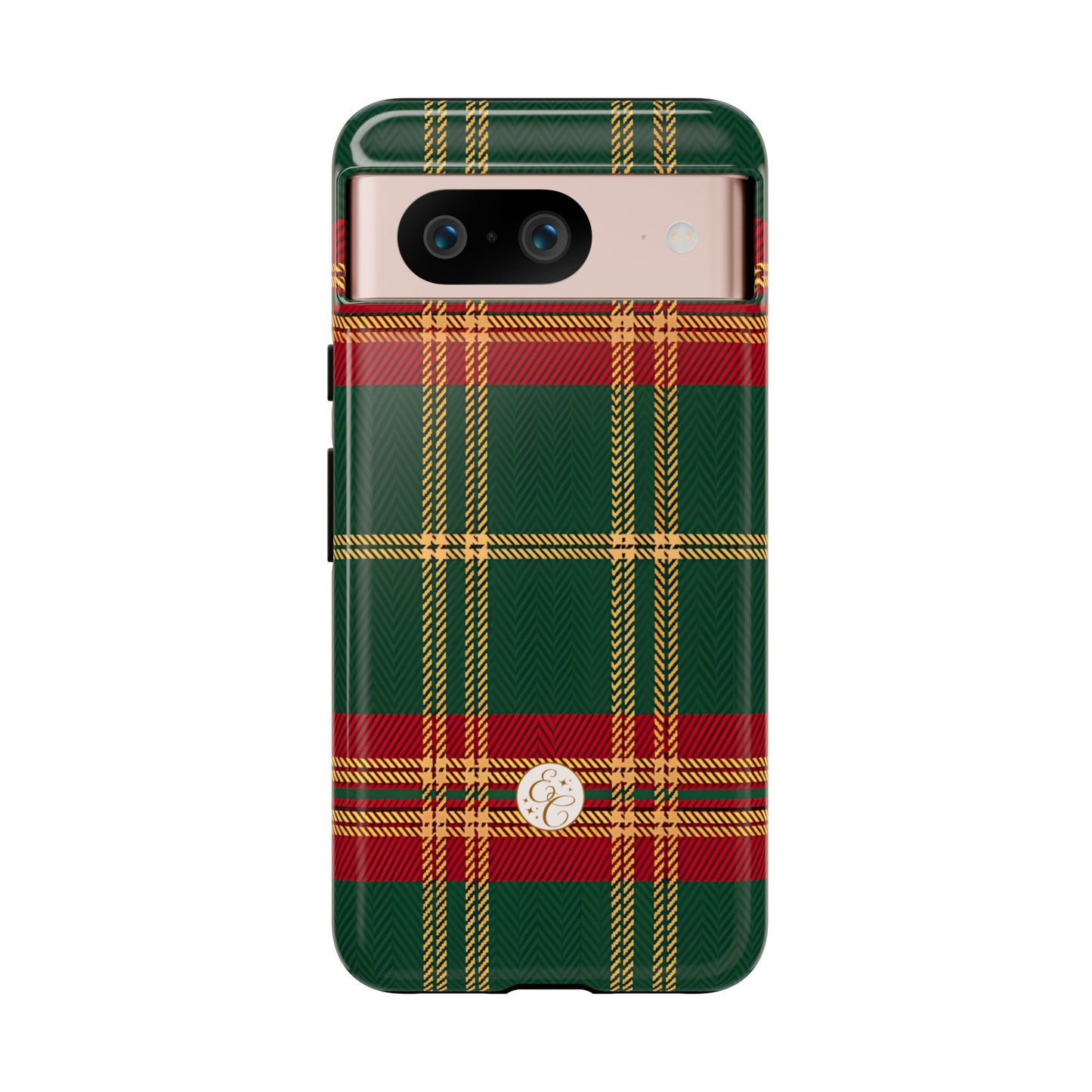 Green Red & Gold Plaid Tough Phone Case