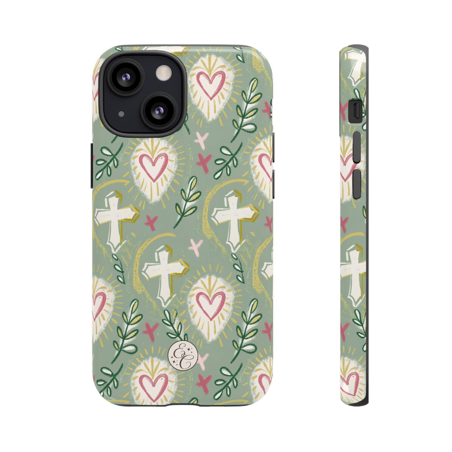 Christian Cross Boho Pattern Tough Phone Case