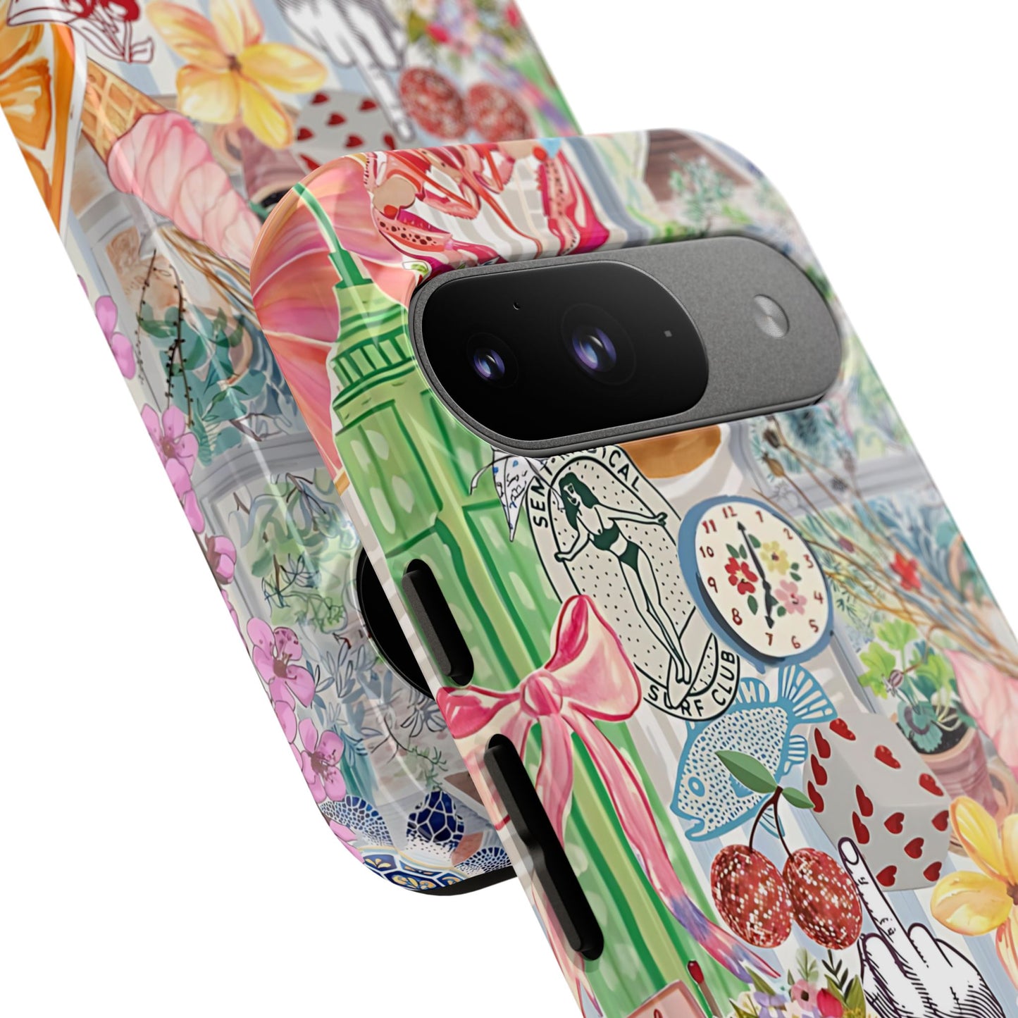 Coquette Art Collage Tough Phone Case