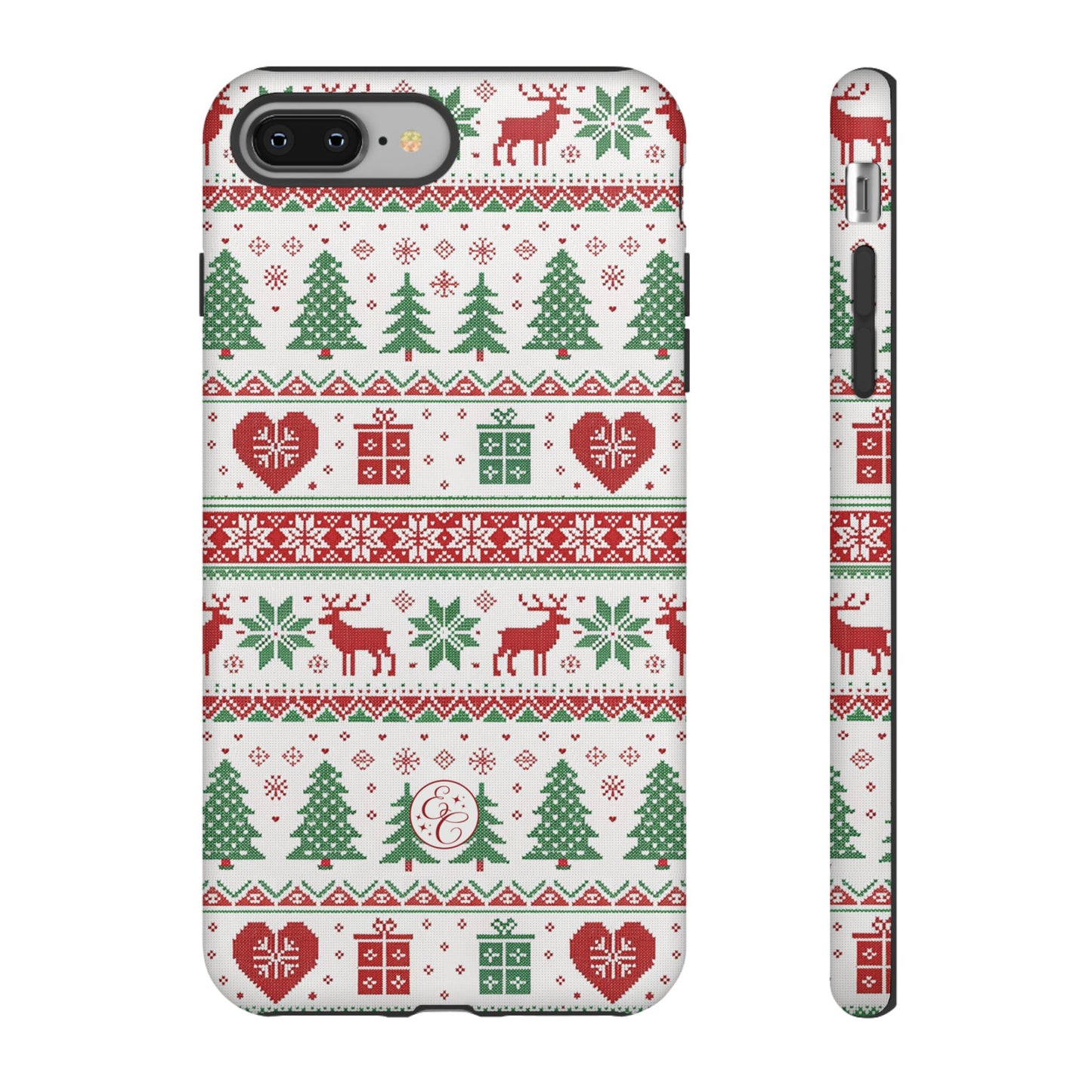 Ugly Christmas Sweater Pattern Tough Phone Case