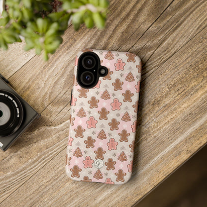 Gingerbread Men & Xmas Tree Pattern Phone Case