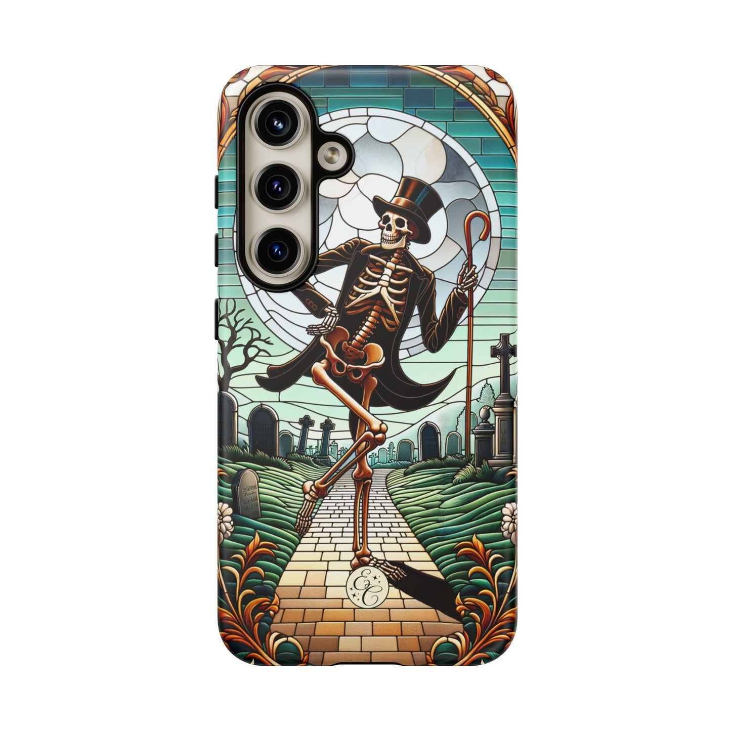 Dancing Skeleton Tough Phone Case