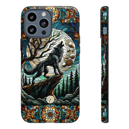 Howling Wolf Tough Phone Case