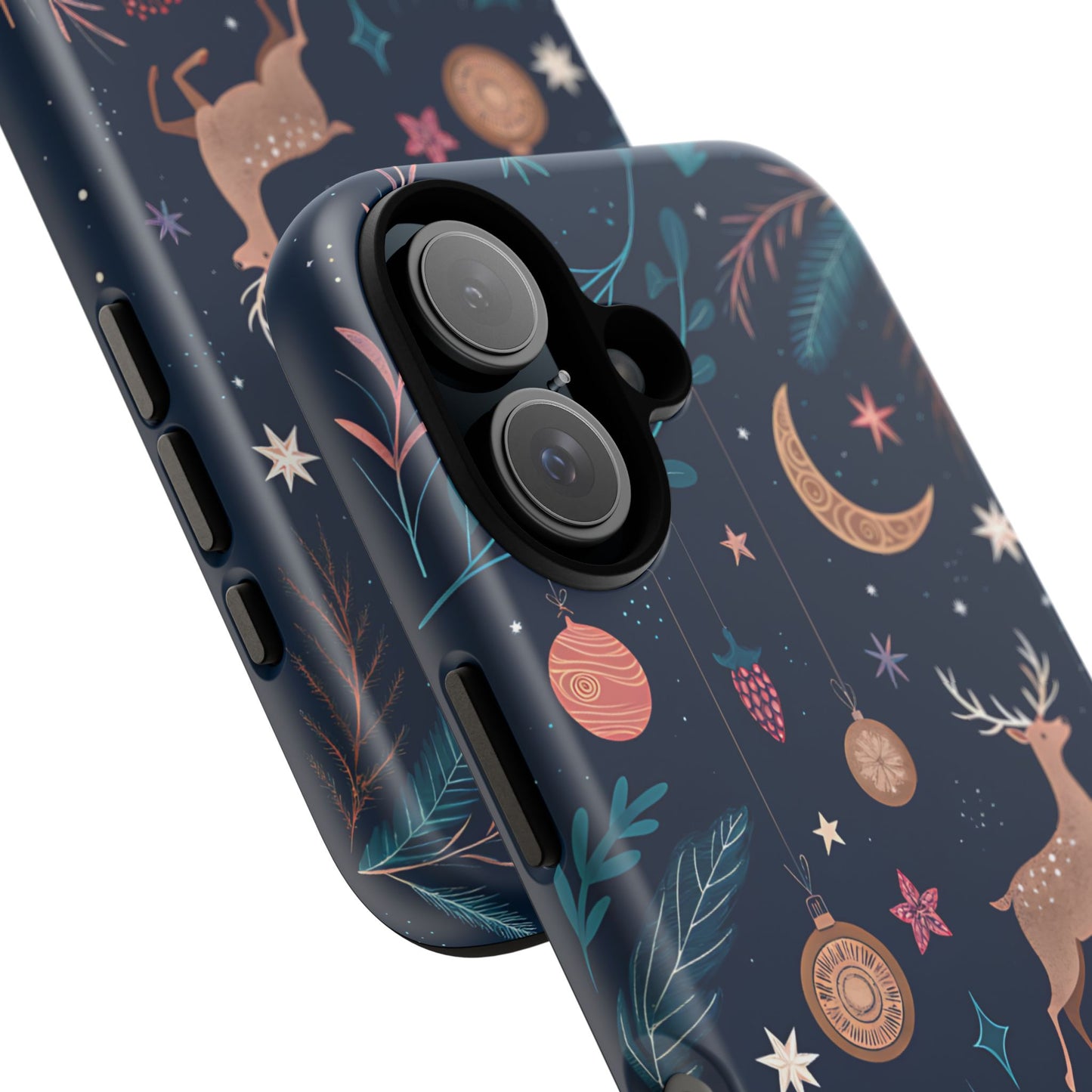 Boho Christmas Reindeer Tough Phone Case