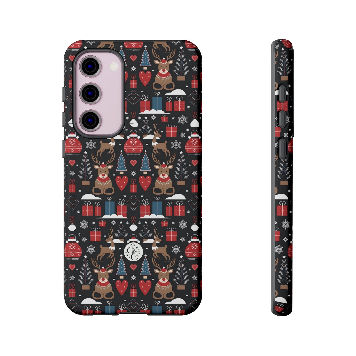 Christmas Holiday Pattern Tough Phone Case