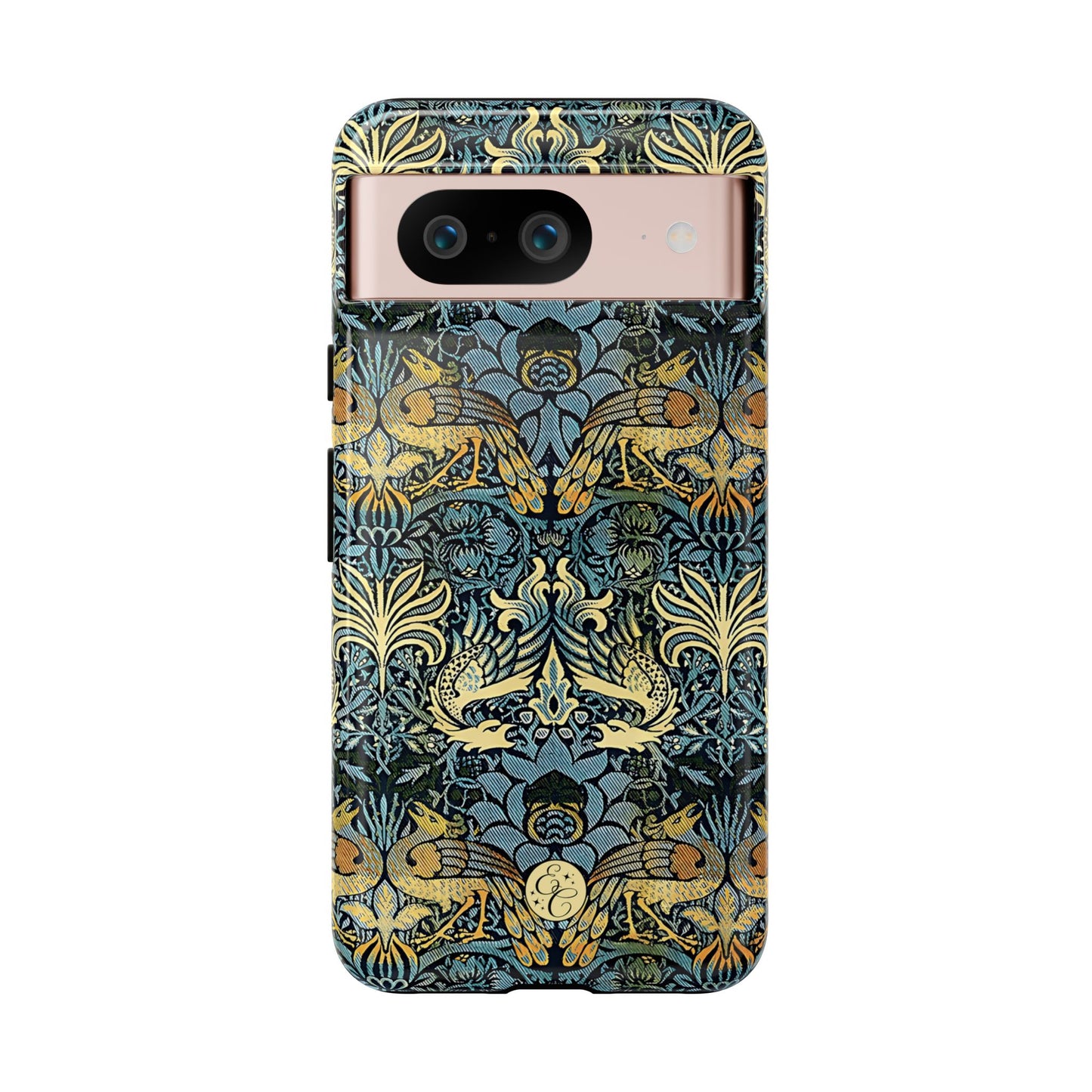 William Morris Peacock and Dragon Tough Phone Case