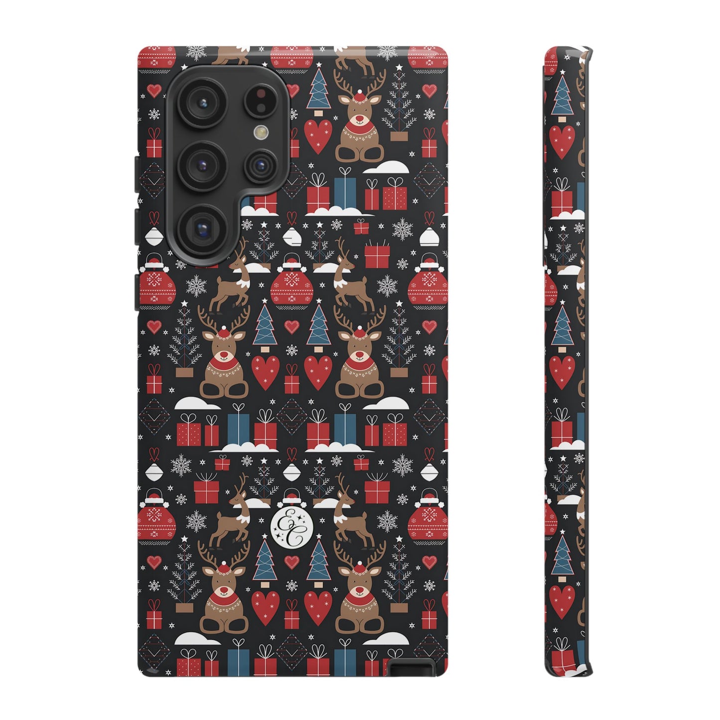 Christmas Holiday Pattern Tough Phone Case