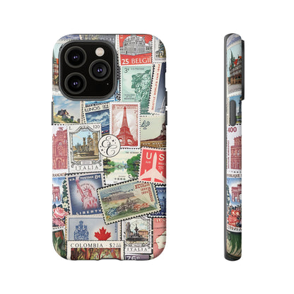 Vintage Stamp Collection Tough Phone Case