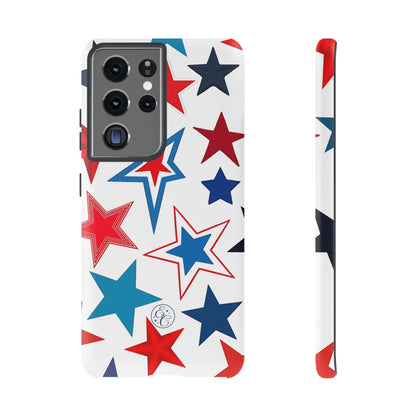 Patriotic Star Pattern Tough Phone Case