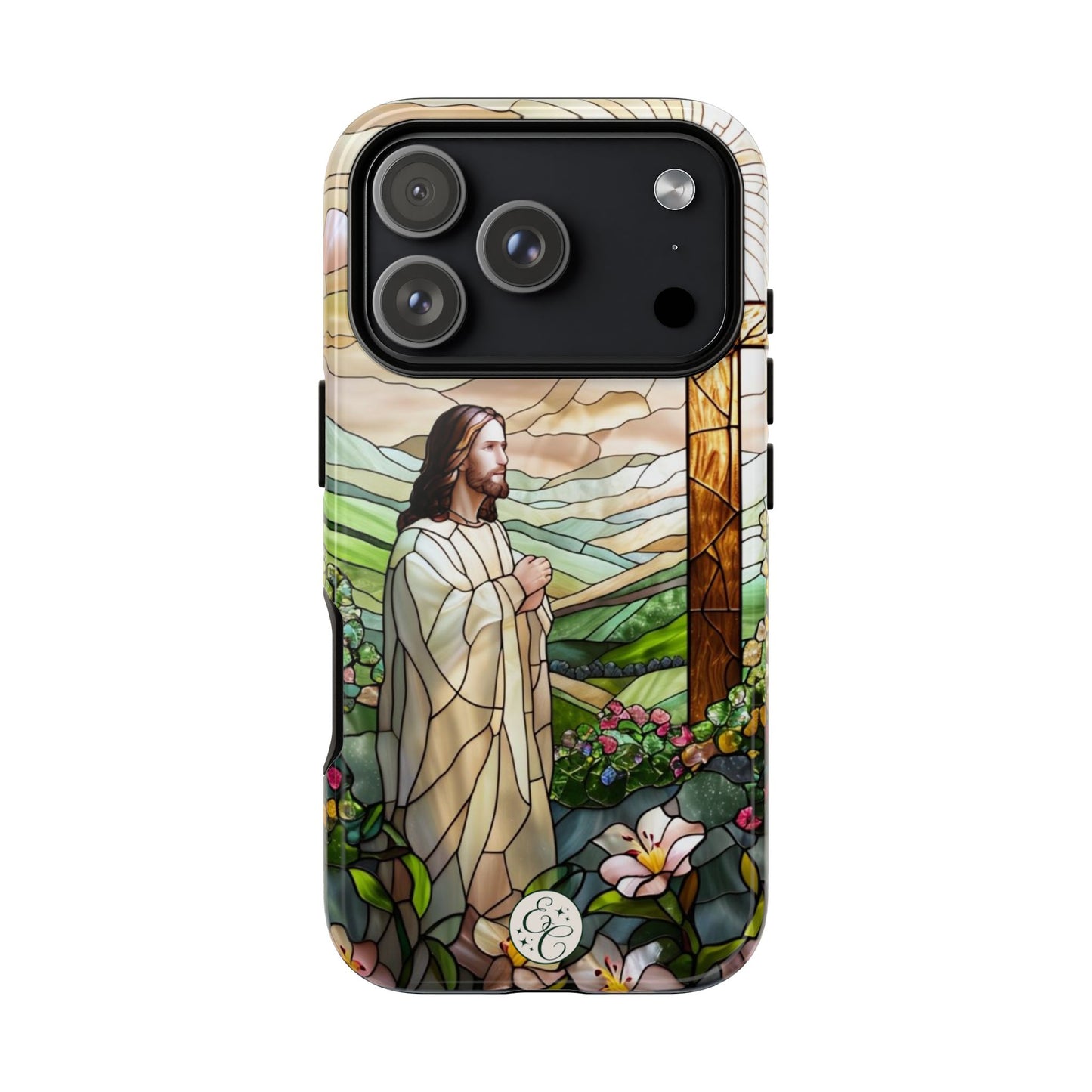 Jesus Stained Glass Tough Phone Case