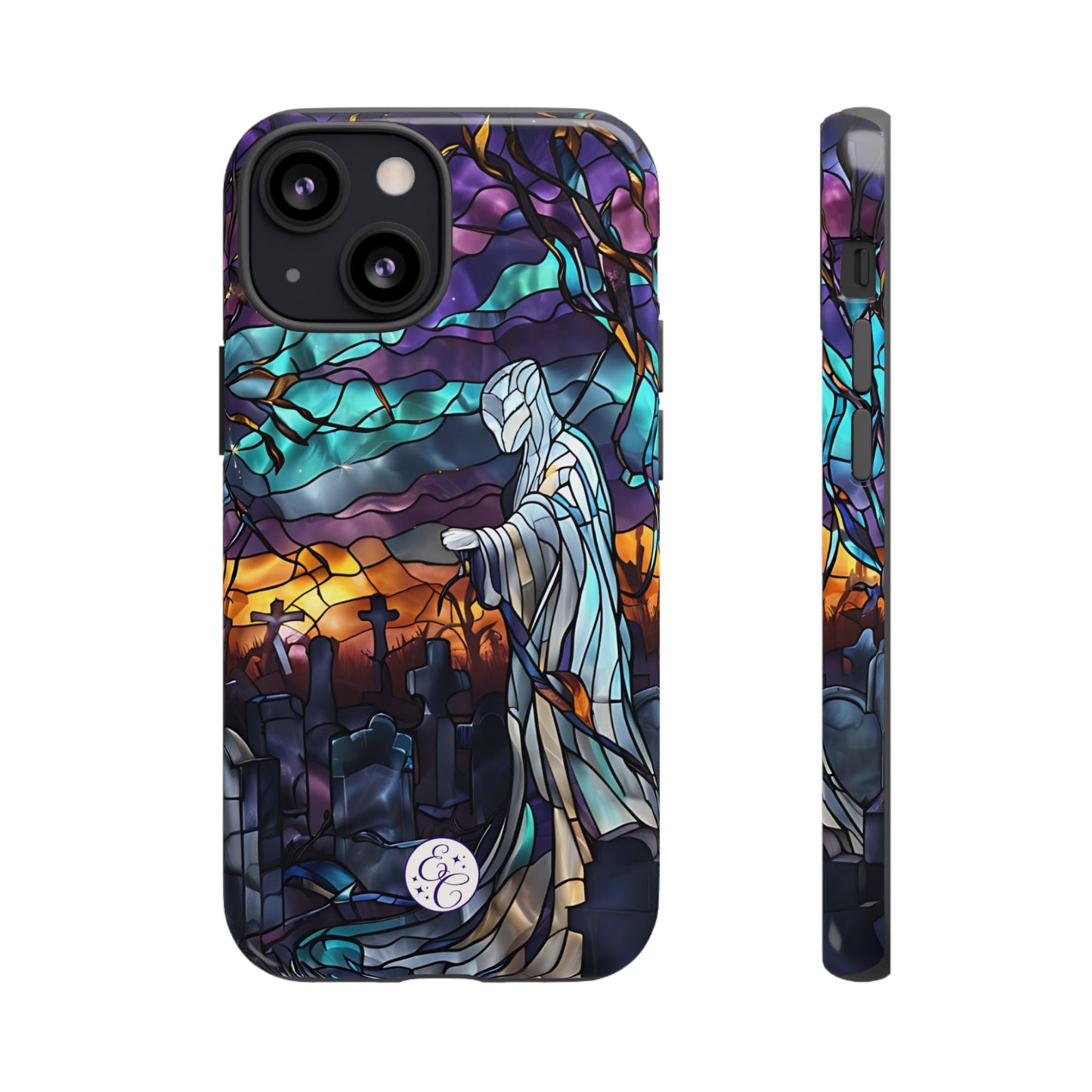 Stained Glass Ghost Tough Phone Case