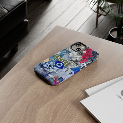 Greek Summer Collage Tough Phone Case