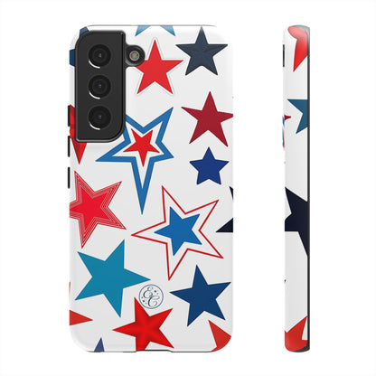 Patriotic Star Pattern Tough Phone Case