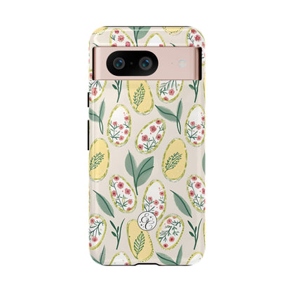 Floral Easter Egg Pattern Tough Phone Case