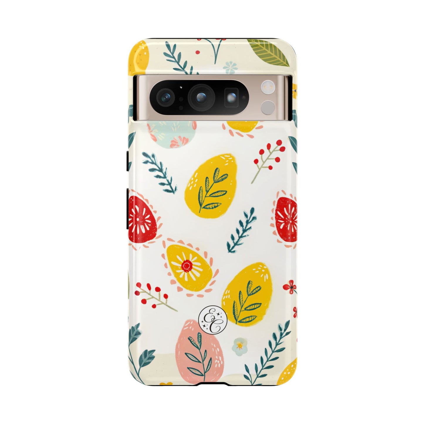 Colorful Easter Egg Pattern Tough Phone Case