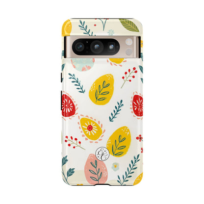 Colorful Easter Egg Pattern Tough Phone Case