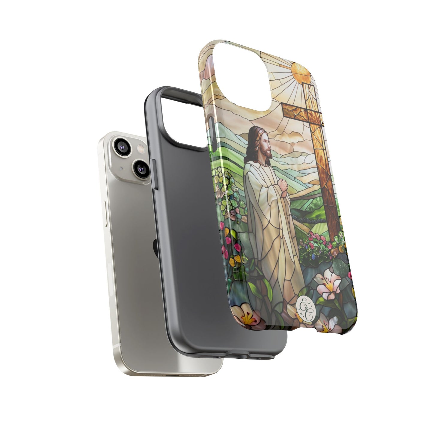 Jesus Stained Glass Tough Phone Case