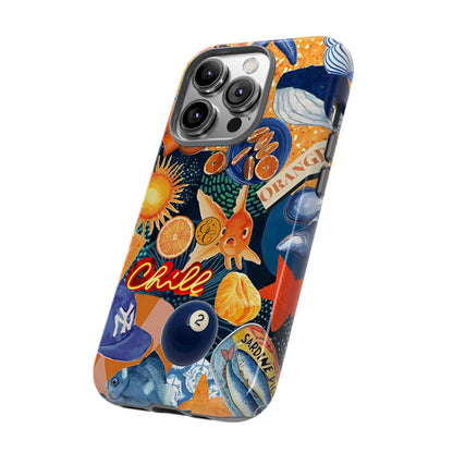 Nautical and Citrus Tough Phone Case