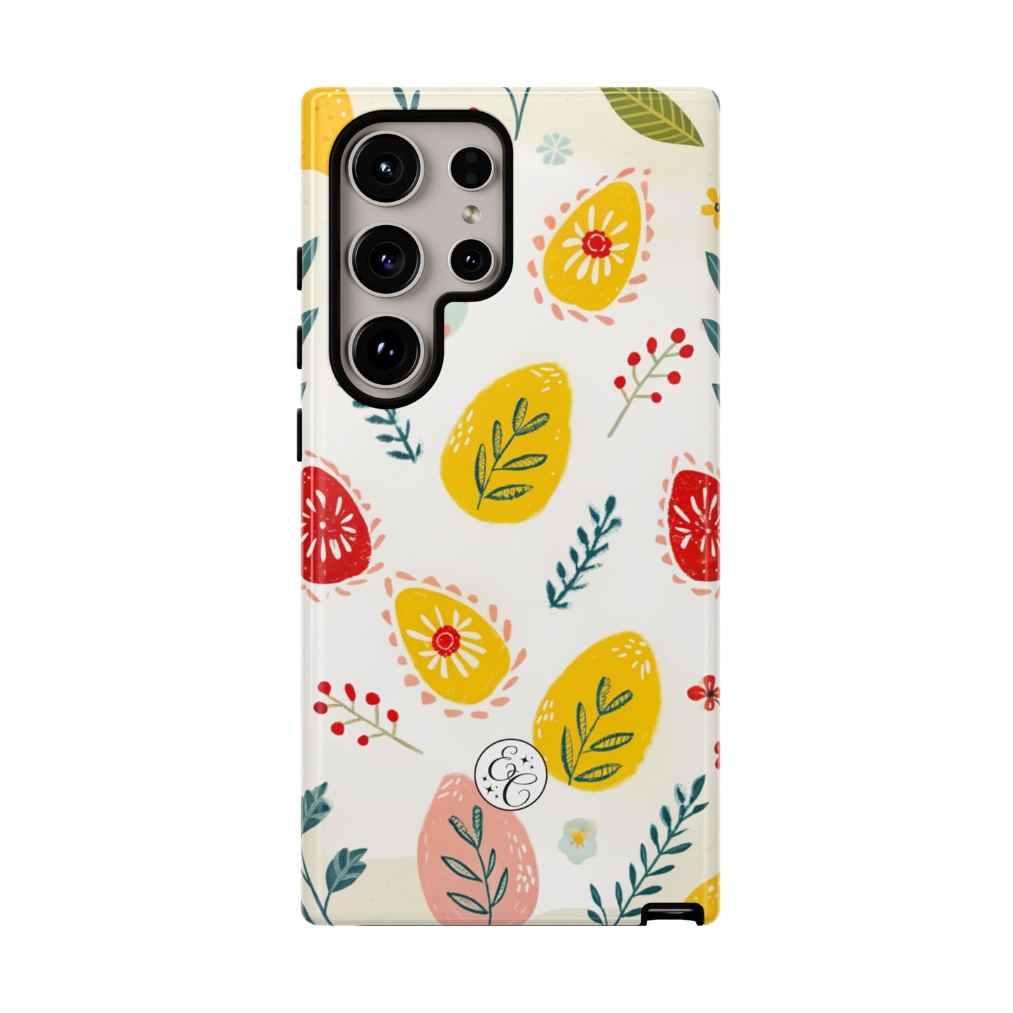 Colorful Easter Egg Pattern Tough Phone Case