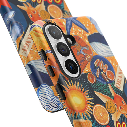 Nautical and Citrus Tough Phone Case