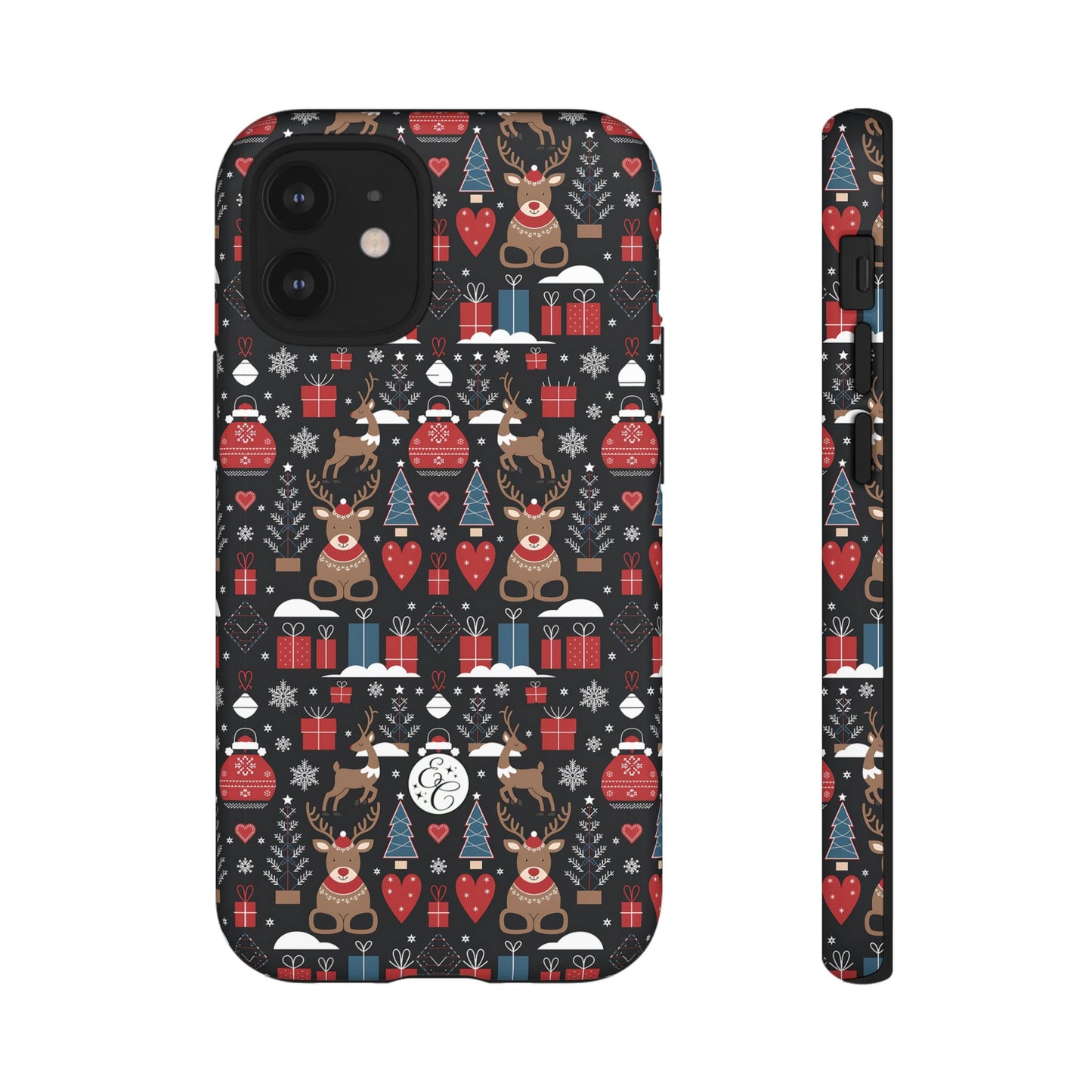 Christmas Holiday Pattern Tough Phone Case