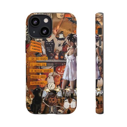 Halloween Aesthetic Collage Tough Phone Case