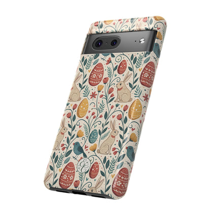 Vintage Easter Pattern Tough Phone Case