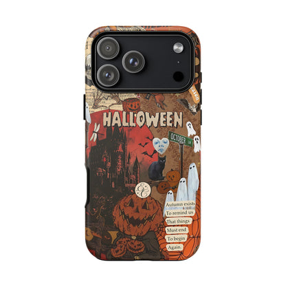 Spooky Season Vintage Collage Phone Case