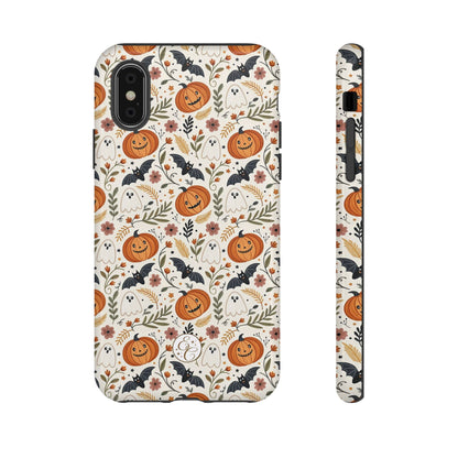 Halloween Pattern Boho Doodle Tough Phone Case