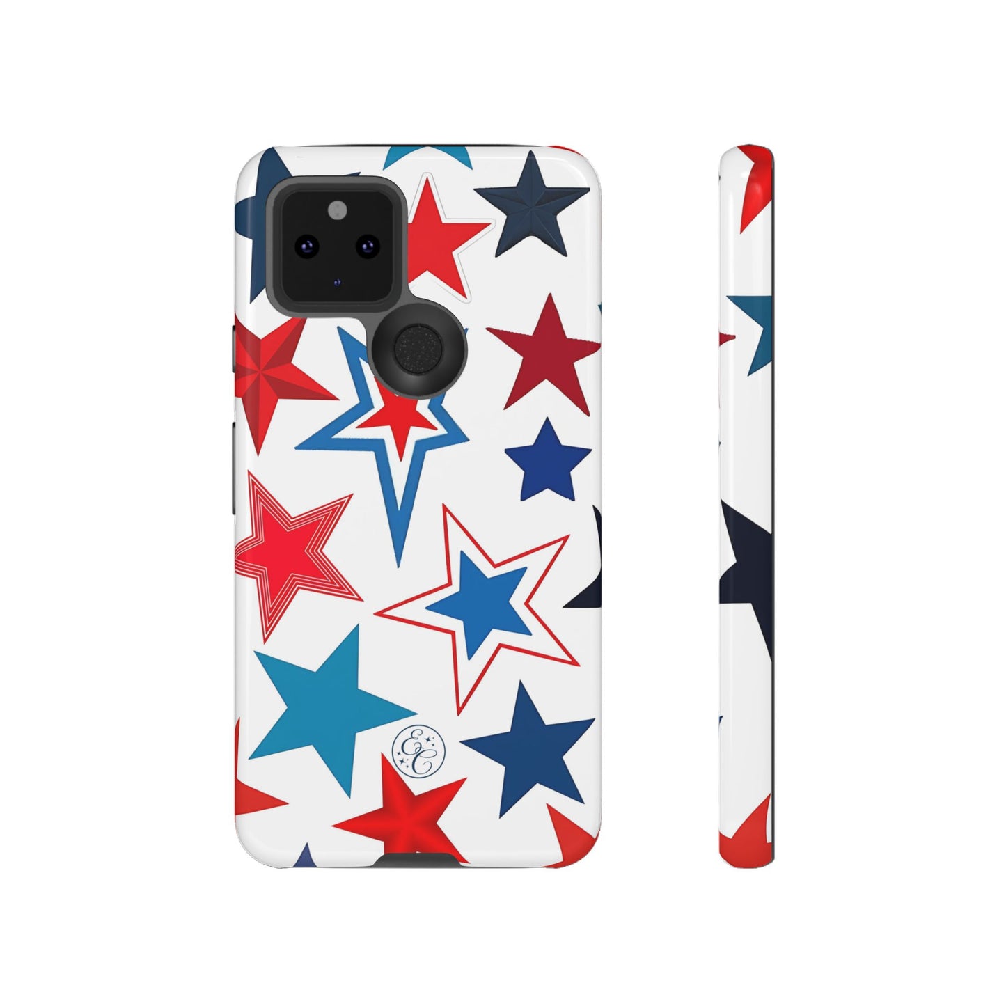 Patriotic Star Pattern Tough Phone Case