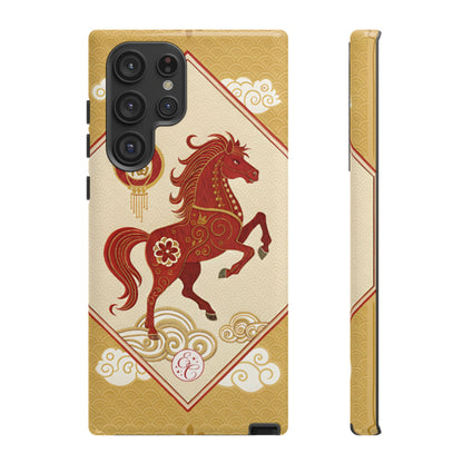 Chinese New Year Lucky Horse Tough Phone Case